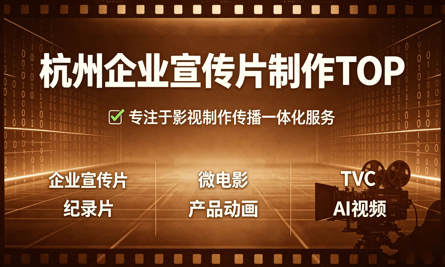 杭州拍摄宣传片比较好的公司推荐